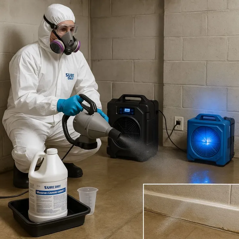 Sanitization and Odor Removal process in Oakland, ME